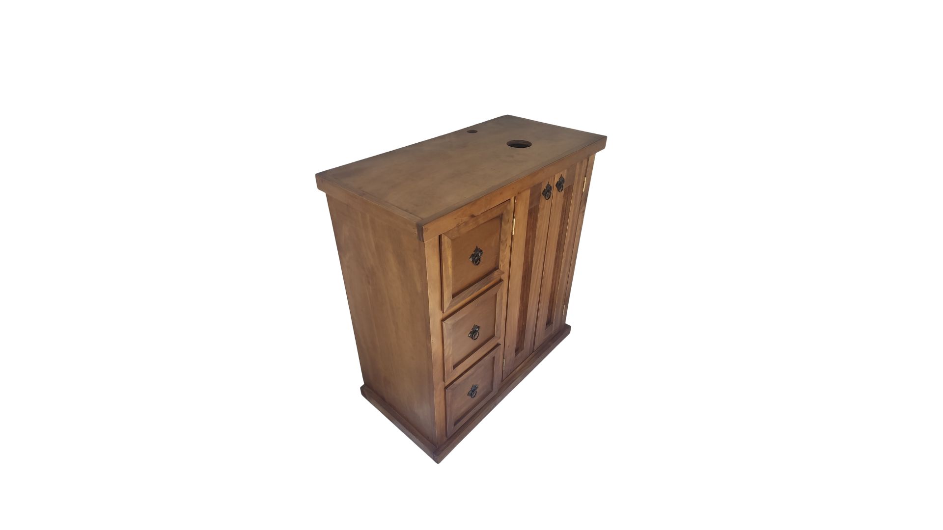 Vanitorio Rustico Pardo 80 cm