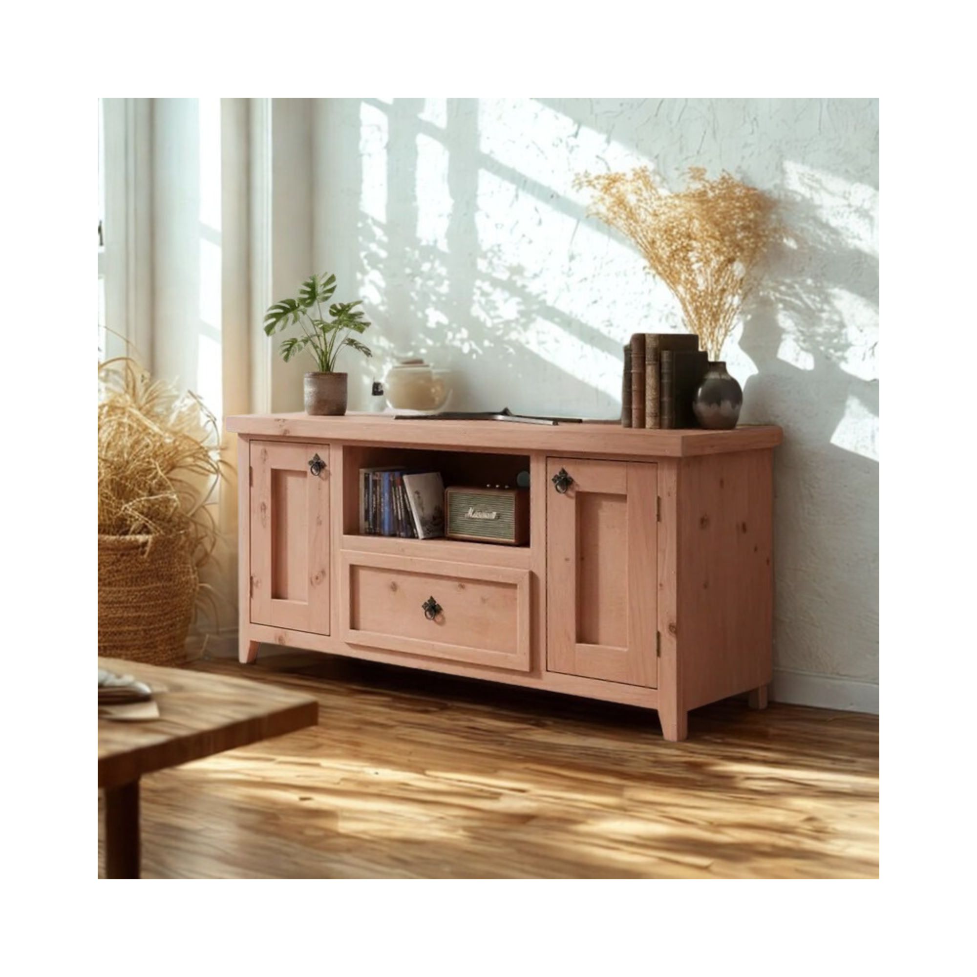 Rack Rustico Rieti Rojizo