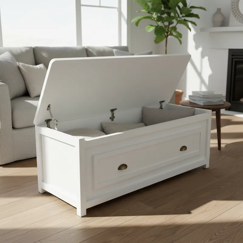 Baul Rustico Fosse Blanco